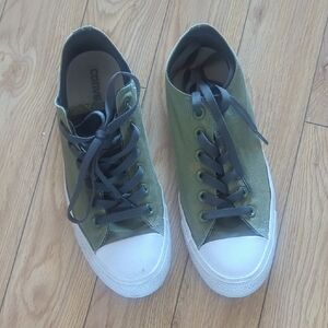 Converse Sneakers Olive Green Men's 8/Ladies 10